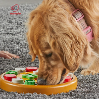 Gamelle anti-déversement à alimentation lente pour chiens et chats, en plastique, avec ventouse, écologique, durable, multicolores, du fabricant OEM