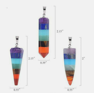 Meilleure qualité Offre Spéciale naturel unisexe pendentif collier Chakra pierre hexagone en forme pour la guérison décoration cadeau - Product Image 3