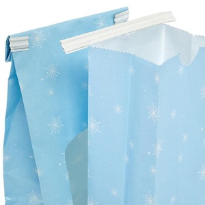 Snowflake Patterned Tin Tie Food Storage Bags for Convenient Organization and Visual Appeal - Product Image 2