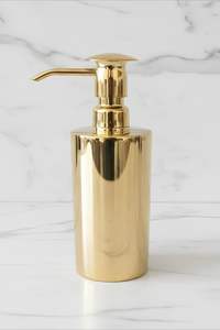 Distributeur de savon élégant en métal, accessoire de salle de bain, pompe rechargeable, acier inoxydable, moderne, support de lavage des mains pour comptoir - Product Image 4