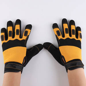 ถุงมือช่างหนังวัวสำหรับงานหนักถุงมือทำงานเชื่อมด้วยมือจากปากีสถาน - Product Image 5