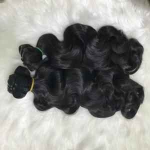 วิกต่อผมมนุษย์บริสุทธิ์จากเวียดนามเครื่องทอผมลอนคู่100% สีธรรมชาติแบบนุ่ม1B - Product Image 2