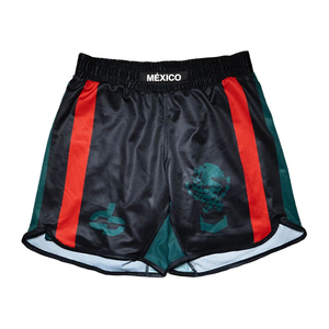 กางเกงชอร์ตศิลปะการต่อสู้แบบผสมผสาน (MMA) สำหรับผู้ใหญ่ชาย ดีไซน์สั่งทำพิเศษ ระบายอากาศได้ดี เอวยืดหยุ่น ลายพิมพ์ - Product Image 2