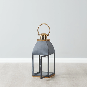 Lanterne en métal noir, fer forgé, porte-bougie artisanal, décoration intérieure, utilisation en extérieur et en intérieur, écologique, durable, résistant à la chaleur - Product Image 2