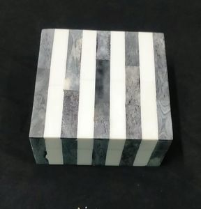 กรอบรูปไม้เรซินทำด้วยมือแบบโบราณโบราณกรอบรูปปรับแต่งได้สีดำสีขาว - Product Image 1