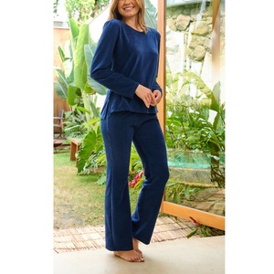 Nouvelle arrivée de femmes tricot costume deux pièces col rond manches longues pantalon pull deux pièces ensembles exportation depuis le fournisseur BD - Product Image 6