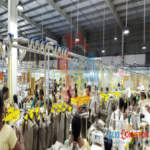 Manejo manual de prendas del transportador aéreo fabricante de India - Product Image 1