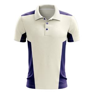 Conjunto de Polo y Pantalones Deportivos Sublimados Personalizados, Diseño Blanco y Azul Marino, Transpirable, de Secado Rápido, Uniforme Deportivo para Equipos - Product Image 3