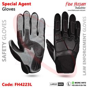 Gants d'unité spéciale fabriqués en synthétique Gants Eva rembourrés pour la sécurité Formation spéciale Unités spéciales Gants en cuir du Pakistan - Product Image 5