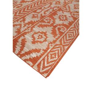 Alfombras de Lana Hechas a Mano Indusbar, Tejidos Planos Rojos y Naranjas, Estilo Oriental Clásico Rectangular para Sala de Estar y Dormitorio - Modelo DRWM-51 - Product Image 2