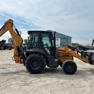 2024 utilizado para la retroexcavadora Case 580SV con Glide Ride 16,9-28 1417,5 neumáticos Mini cargador frontal características de cucharón estándar - Product Image 3