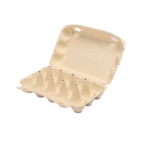 Plateau à pulpe nouveauté 2024 plateau en gros dégradable personnalisé Vietnam usine pas cher boîte à oeufs moulée avec couvercle plateau à oeufs en pâte à papier - Product Image 6
