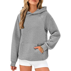 Women's <b>Winter</b> Lined Front Logo Hooded Pullover Sweatshirt Long-Sleeve Pocket Stylish 100% Organic Cotton Casual <b>Tops</b> - Product Image 2