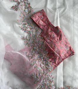 เสื้อสเวตเตอร์ผ้าโปร่งบางสีขาวแบบดั้งเดิมของผู้หญิงเสื้อเบลาส์สำหรับปาร์ตี้แฟนซีดีไซน์แบบดั้งเดิมล่าสุด - Product Image 2