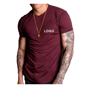 Stylish Workout <b>100</b>% Cotton T <b>Shirt</b> For Men With Custom Printed Logo Soft 180gsm Cotton <b>Polyester</b> Fabric Slim Fit Short Sleeves - Product Image 2