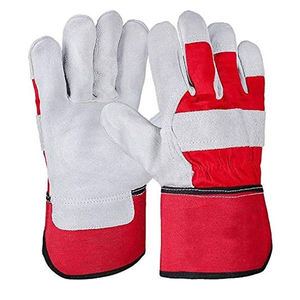 Gants de travail en cuir de chèvre pour hommes et femmes Gants utilitaires de sécurité et de jardinage à usage général - Product Image 2