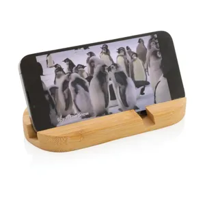 Supporto Sostenibile in Bambù per Smartphone e Tablet, Prodotto per Merchandising Stazionario - Product Image 5