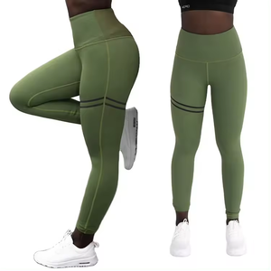 Women's High Quality High Waist Yoga Pants Spring Summer Fitness Exercise <b>Leggings</b> with Butt Lift Seamless for Workout - Product Image 1