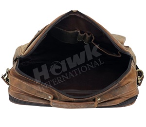 Trending Handmade Genuine Leather Messenger <b>Bag</b> Briefcase Style Laptop <b>Shoulder</b> <b>Bag</b> for <b>Men</b> and Women for College and Office Use - Product Image 6