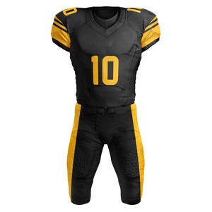 Conjunto de pantalones cortos de Jersey de fútbol americano para hombre hecho a medida 100% poliéster ropa deportiva cómoda - Product Image 4