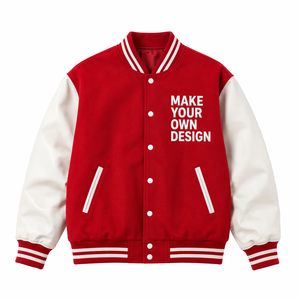 Chaqueta Urbana de Béisbol Personalizada, Mezcla de Lana, Estilo Urbano, Fabricante OEM ODM - Product Image 1