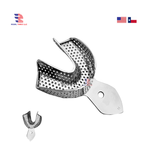 Consumibles de ortodoncia dental, cuidado bucal, dentista, bandeja de mordida, bandeja de impresión, juego perforado dental de 8 superior e inferior - Product Image 3