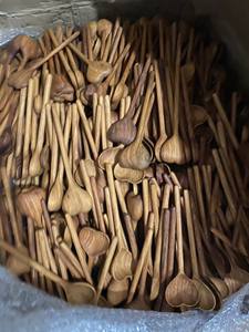 Herramienta para hornear de madera de acacia única al por mayor, batidor, cuchara sólida, cuchara ranurada, Skimmer, utensilio de cocina antiadherente - Product Image 2