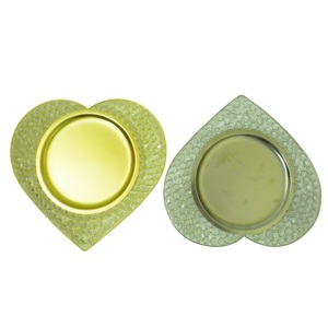 Vaisselle d'hôtel Assiette métallique décorative de service dans le désert Assiettes de présentation élégantes en aluminium en forme de fleur Assiettes de service personnalisées - Product Image 2