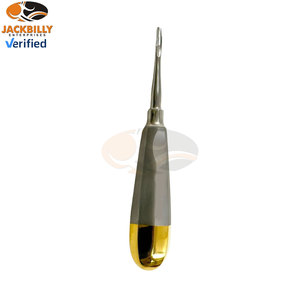JACKBILLY ascenseur d'extraction de dents dentaires 4mm droit léger poignée creuse luxation ascenseur dents supérieures inférieures - Product Image 5