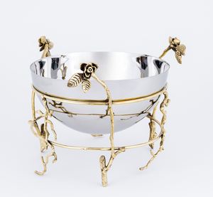 Platos de mesa vidriados creativos de diseño moderno, ensaladeras de Metal directas de fábrica, tazones de frutas, tazones de nueces con dátiles - Product Image 3