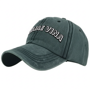 Sombrero de béisbol de 6 paneles de gamuza de alta calidad de Vietnam, logotipo bordado en 3D personalizado, hebilla, ala curva, gorra Unisex multicolor, ropa informal - Product Image 5