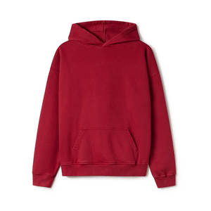 Sweats à capuche baggy surdimensionnés pour hommes personnalisés 600 GSM Fleece Cotton Thick 100% Cotton Unisex Heavy Hoodie - Product Image 1