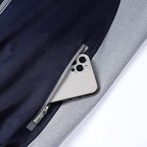 Conjunto deportivo informal con cremallera completa para hombre, chándal de manga larga con cuello levantado para invierno, para correr, trotar, chaqueta deportiva, Pantalones - Product Image 4