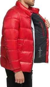 เสื้อโค้ทใส่ได้ทั้งหญิงและชายทำจากฟองน้ำบุนวมกันน้ำแนวสตรีทใส่ได้ทั้งชายและหญิงมีซิปปักลายให้ความอบอุ่น - Product Image 4