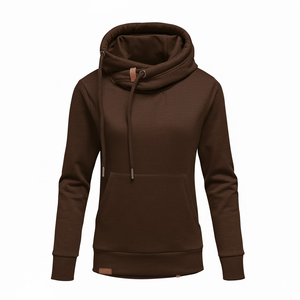 Sudadera con Capucha de Invierno para Mujer Talla Grande, Sudadera Holgada de Felpa de Algodón, Logotipo Personalizado, Sudadera Gruesa, Fabricante de Pakistán - Product Image 1