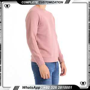 สเวตเชิ้ตแบบซับลิเมชันสำหรับผู้ชายเสื้อสเวตเชิ้ตแบบสีพื้นพิมพ์ลาย - Product Image 3