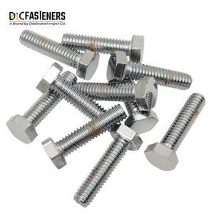 Din933 Titan Lớp 5 thép không gỉ Hex Bu lông đầu với Nut máy giặt M42 M45 chủ đề Kích thước giá thấp Kích cỡ M6 M8 M10 M12 - Product Image 4