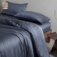 Vente en gros de literie d'hôtel unie de haute qualité draps de lit doux et respirants ensemble de draps de lit en lyocell de bambou