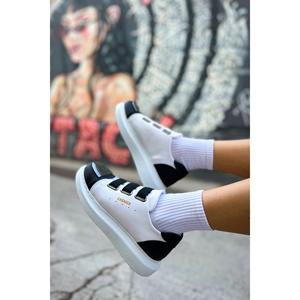 Ch251 Gbt Mirror Furry Chaussures de marche pour femmes Blanc/Noir Couleur - Product Image 3