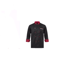 Manteau de chef de restaurant à manches personnalisées en 100% coton avec logo personnalisé exportateur de qualité dernière conception - Product Image 2