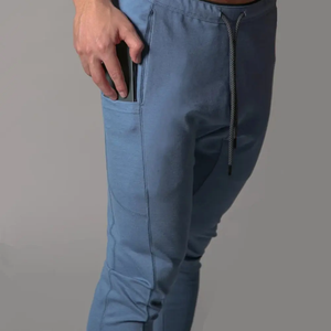 กางเกงสลิมฟิตสำหรับผู้ชายกางเกงพิมพ์ลายดิจิทัล, กางเกงวิ่งขายาวถึงข้อเท้ามีเชือกผูกเอว - Product Image 5