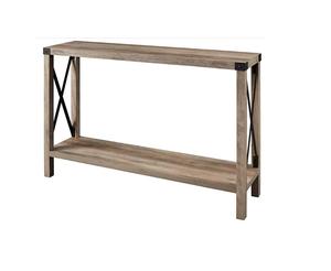 Mesa de consola de hierro de madera de mango duradera diseño Industrial moderno plegable para dormitorio sala de estar comedor apartamento Hotel granja - Product Image 3