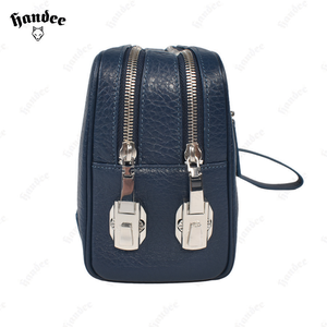 Genuine Leather Clutch <b>Wallet</b> with 2 Pockets and 2 Zippered Compartments - Product Image 6