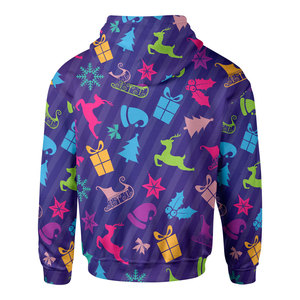 Oversized French Terry Full Distressed Hoodie Men Vintage Cotton Casual Hooded Sweatshirt Men Hoodies Retro Pullover Streetwear - Product Image 6