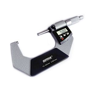 Micrómetro Digital para Exteriores Syntek 0-25 mm, Resolución de 0.001 mm, Acero - Product Image 1