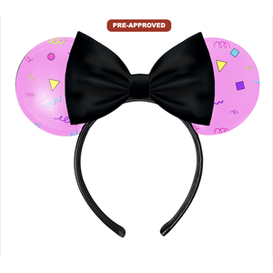 Custom Factory Order Concept <b>Mouse</b> Ears Headband Direct Design Hair Accessory Spirited Made-to-Order H.E.R. Accessories Vinyl - Product Image 1