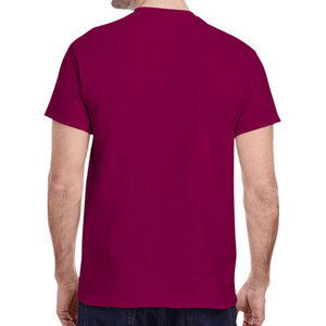 Camiseta de algodón puro de manga corta para hombre, superventas de 2025, tela CVC de alta calidad, camisetas de Material de poliéster 52% de algodón 48% - Product Image 6