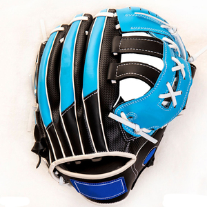 Venta al por mayor de alta calidad de fábrica directa de cuero de la mejor calidad Softball captura de guantes personalizados a prueba de viento béisbol captura guantes - Product Image 6