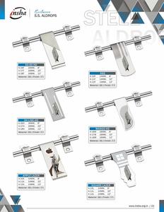 Best Quality Aldrops Chrome Plated Stainless Steel Modern <b>Door</b> Easy Installation for Mall Villa Hotel Bedroom Use-5 Year - Product Image 4