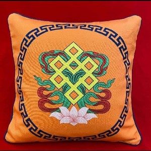 ปลอกหมอนอิงโซฟาสี่เหลี่ยมผ้าคอตตอนแท้18X18อันเป็นมงคลสำหรับตกแต่งโรงแรมบ้านหลังด้วยลวดลายหรูหรา - Product Image 6